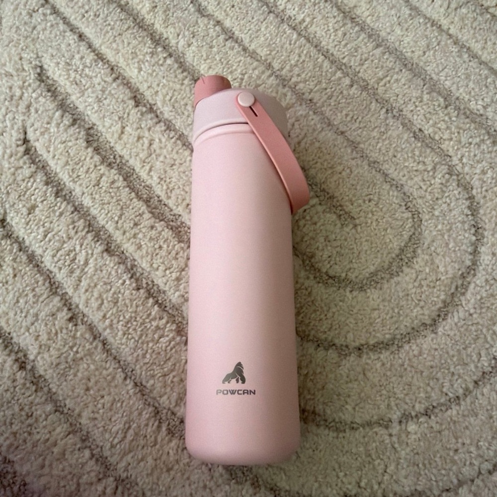 New 26 Oz Insulated Water Bottle with 2-In-1 Straw and Spout Lid, Keep Cold 24H